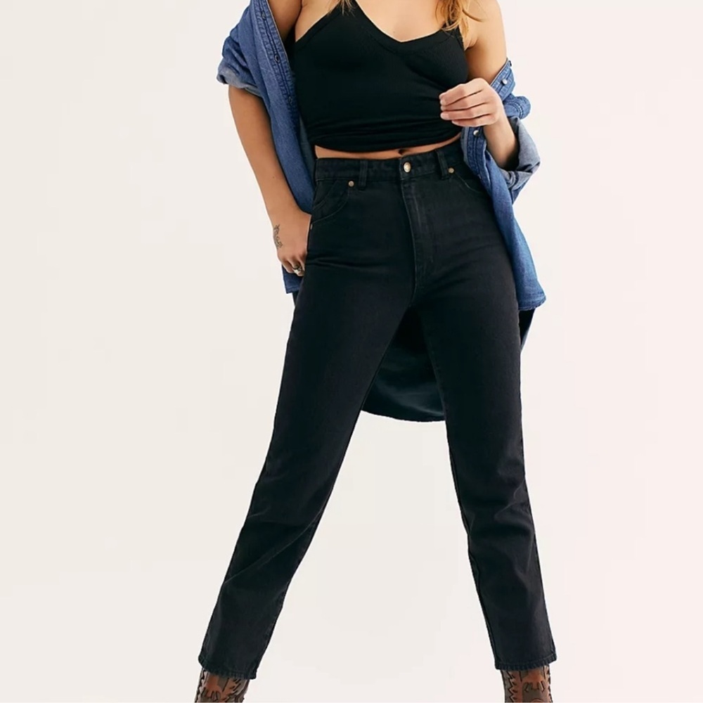 Rollas Original High Rise Straight Jean Size 25